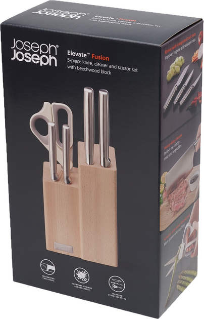 Zestaw noży Joseph Joseph Elevate z blokiem 5 szt (5028420008807) - obraz 2