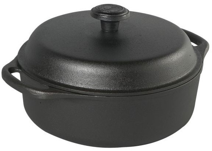 Каструля Skeppshult чавунна з кришкою Чорна 3 л (7317930300005) - зображення 1