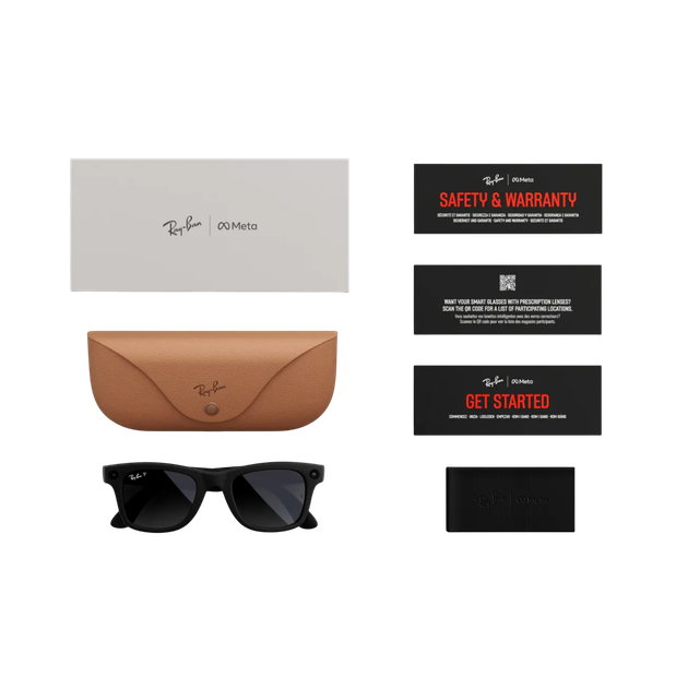 Смарт очки Ray-Ban Meta Wayfarer Polarized Matte Black/Gradient Graphite (RW4006 601ST3AA) - Refurbished - Фото 6 Смарт очки Ray-Ban Meta Wayfarer Polarized Matte Black/Gradient Graphite (RW4006 601ST3AA) - Refurbished - изображение 6