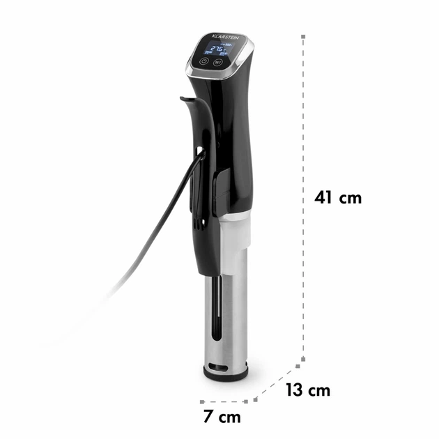 Су-вид Klarstein Quickstick Sous Vide 1300 Вт (10030584) с сенсорным жидкокристаллическим дисплеем. - изображение 12