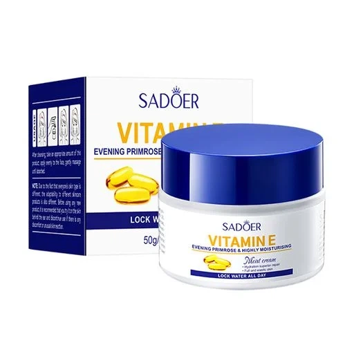 Крем для лица Sadoer Evening Primrose Vitamin E Face Cream с маслом вечерней примулы и витамином Е 50 г (6942349711473) - Фото 1 Крем для лица Sadoer Evening Primrose Vitamin E Face Cream с маслом вечерней примулы и витамином Е 50 г (6942349711473) - изображение 1