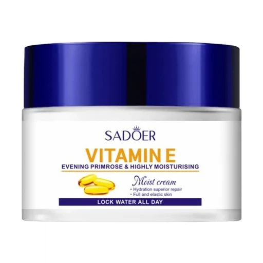 Крем для лица Sadoer Evening Primrose Vitamin E Face Cream с маслом вечерней примулы и витамином Е 50 г (6942349711473) - Фото 2 Крем для лица Sadoer Evening Primrose Vitamin E Face Cream с маслом вечерней примулы и витамином Е 50 г (6942349711473) - изображение 2
