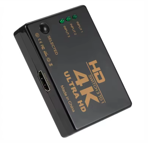 HDMI разветвитель двунаправленный/ свич сплиттер HDMI коммутатор 4K (3-х портовый переключатель) - изображение 2