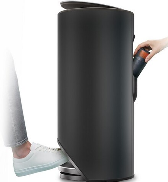 Kosz na śmieci Joseph Joseph Carbon Black Arc 30 l (5028420012651) - obraz 10