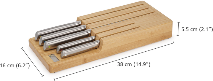 Zestaw noży Joseph Joseph Elevate z blokiem 5 szt (5028420008432) - obraz 4