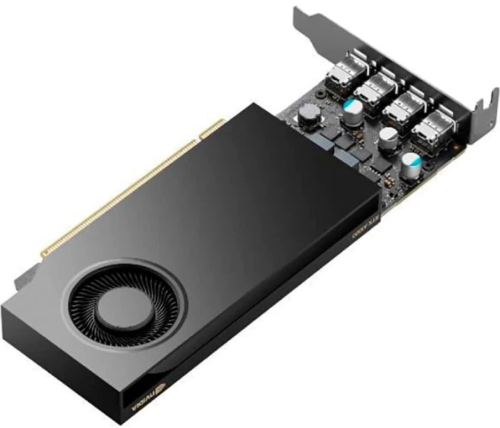 Відеокарта HP PCI-Ex NVIDIA RTX A1000 8GB GDDR6 (128bit) (1462/12000) (4 x miniDisplayPort) (AV8J4AA) - зображення 3