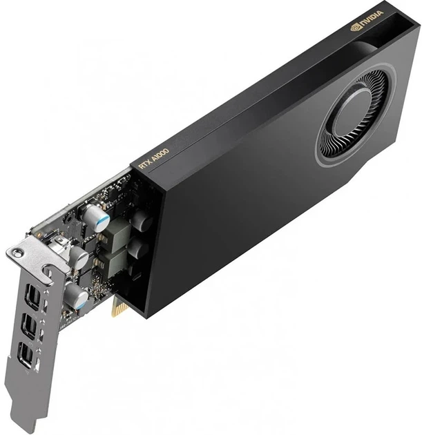 Відеокарта HP PCI-Ex NVIDIA RTX A1000 8GB GDDR6 (128bit) (1462/12000) (4 x miniDisplayPort) (AV8J4AA) - зображення 4