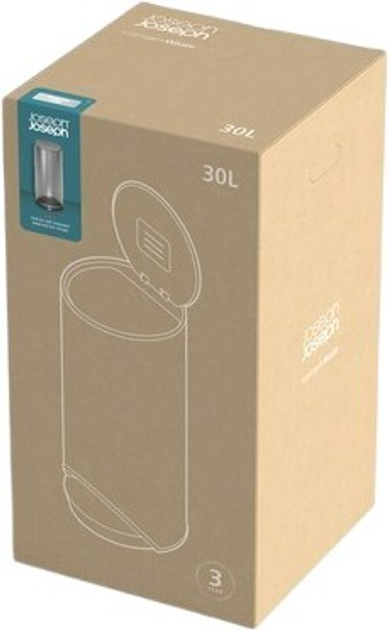 Kosz na śmieci Joseph Joseph Stainless Steel Arc 30 l (5028420012668) - obraz 17