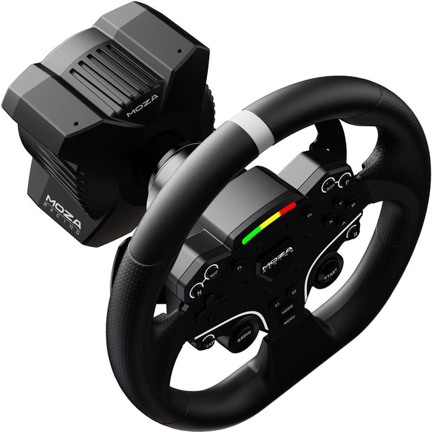 Kierownica i pedały Moza R3 Racing Bundle do komputera PC, dwa pedały SR-P Lite, kierownica ES Lite (RS074_Moza) - obraz 3