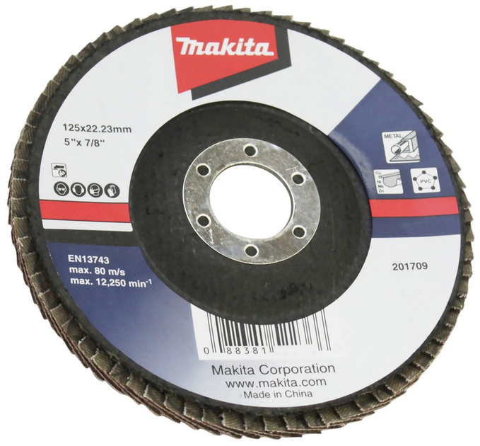 Tarcza listkowa Makita 125 mm D-63476 (0088381522366) - obraz 1