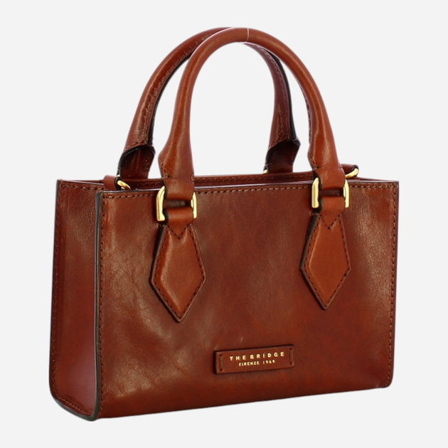 Torebka crossbody damska ze skóry naturalnej mała The Bridge Ida 04100501 14 Brązowa (800070346551) - obraz 2
