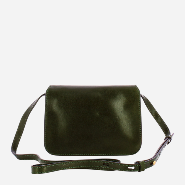 Torebka crossbody damska ze skóry naturalnej mała The Bridge Lucrezia 04192001 I2 Zielona (800070324756) - obraz 3