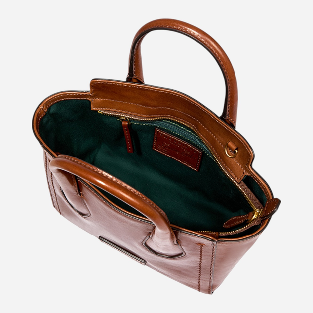 Torebka crossbody damska ze skóry naturalnej The Bridge Fiona 04203401 14 Brązowa (800070347008) - obraz 3
