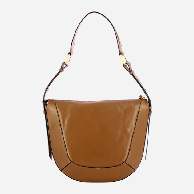 Torebka crossbody damska ze skóry naturalnej The Bridge Fedora 04320401 TE Beżowa (800070347000) - obraz 2
