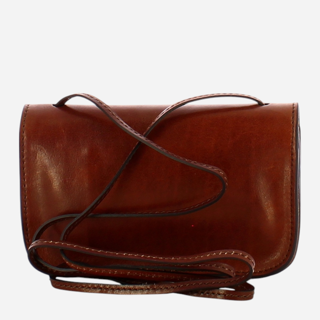 Torebka crossbody damska ze skóry naturalnej mała The Bridge Rustici 04351101 14 Brązowa (800070254185) - obraz 2