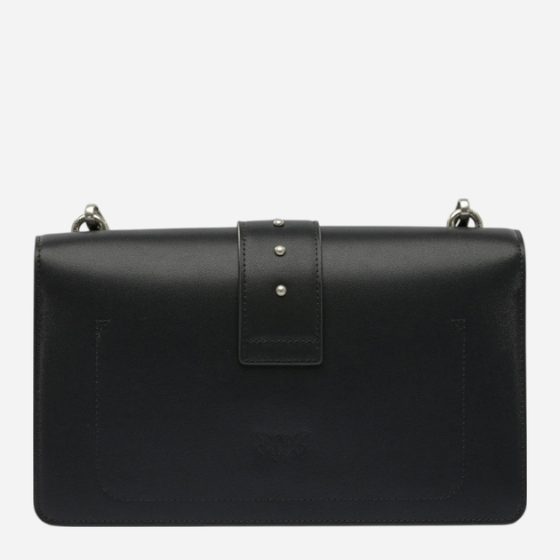 Torebka crossbody damska ze skóry naturalnej Pinko Love One Classic 105857A0F1 Z99O Czarna (800070347442) - obraz 2