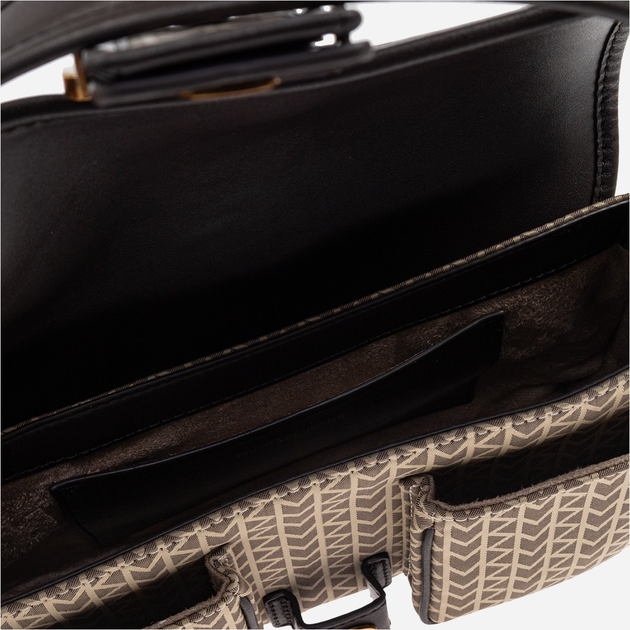 Torebka bagietka damska materiałowa Michael Kors Colby 30T5ABAL8J 270 Beżowa (800070345253) - obraz 4