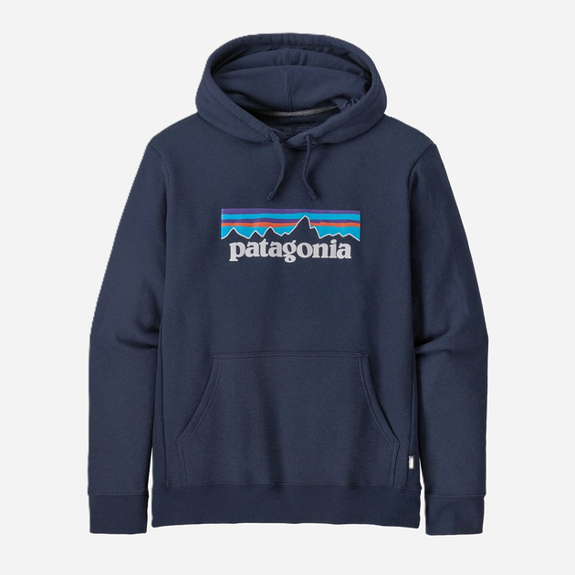 Худі утеплене чоловіче Patagonia P-6 Logo Uprisal Hoody 39622 NENA M Синє (800070209545) - зображення 3