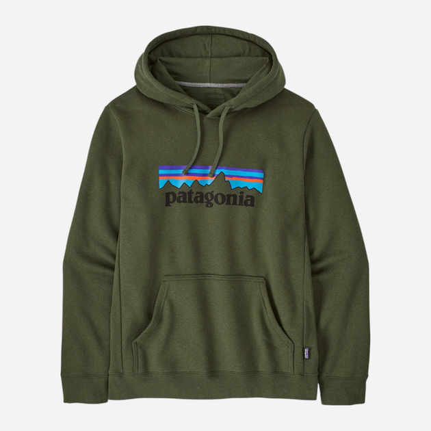 Худі утеплене чоловіче Patagonia P-6 Logo Uprisal Hoody 39622 TPGN L Зелене (800070328851) - зображення 1