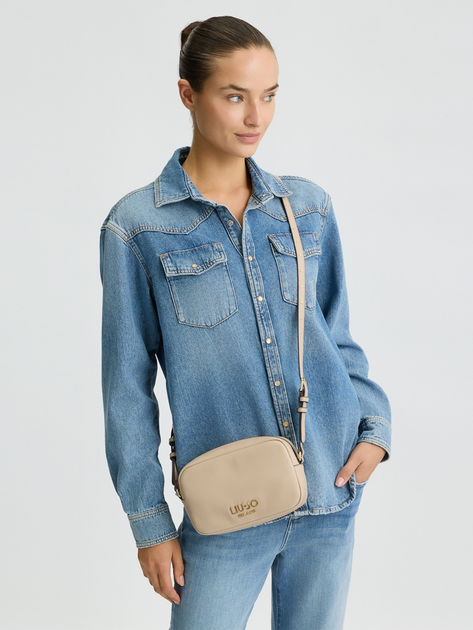 Torebka crossbody damska mała Liu Jo AA5137E0033 51308 Beżowa (800070348822) - obraz 2
