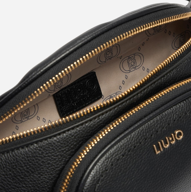 Сумка на пояс бананка жіноча зі штучної шкіри Liu Jo AA5162E0058 22222 Чорна (800070348841) - зображення 3