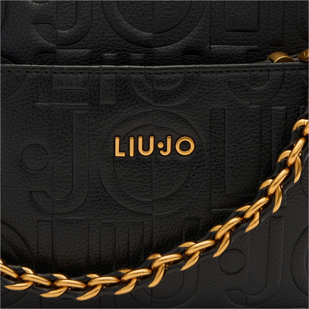 Рюкзак жіночий зі штучної шкіри Liu Jo AA5196E0538 22222 Чорний (800070348845) - зображення 3