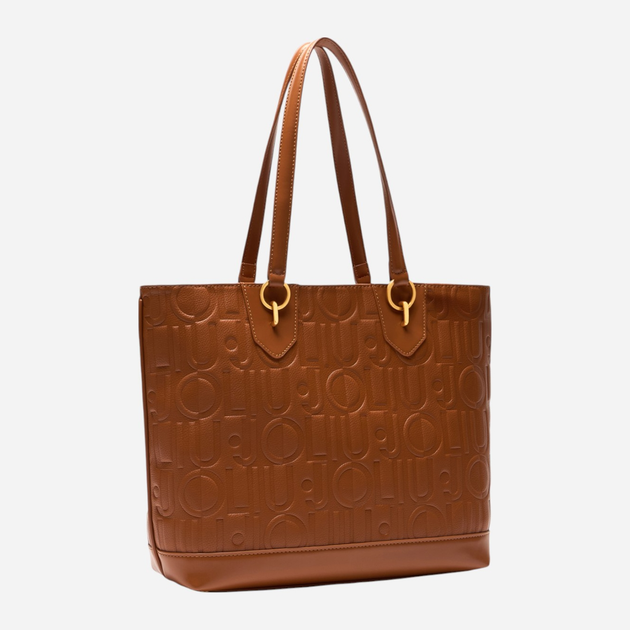 Torebka shopper z łańcuszkiem Liu Jo AA5197E0538 81154 Brązowa (800070348849) - obraz 2