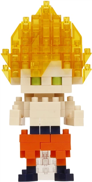 Конструктор Nanoblock Dragon Ball Сон Гоку Супер Сайан 130 деталей NBDB_007 (4972825213469) - зображення 3