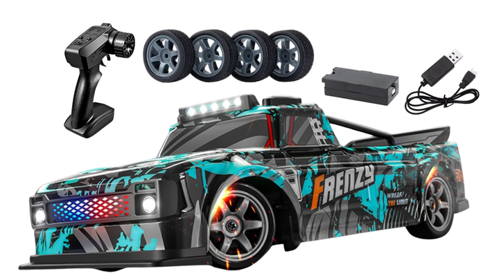 Радиоуправляемая дрифт-машина 4WD 1:16 с пультом 2.4G - Фото 1 Радиоуправляемая дрифт-машина 4WD 1:16 с пультом 2.4G - изображение 1