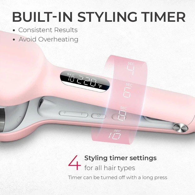 Плойка для завивки волос TYMO ROVY Beach Waves Curling Wand - изображение 5