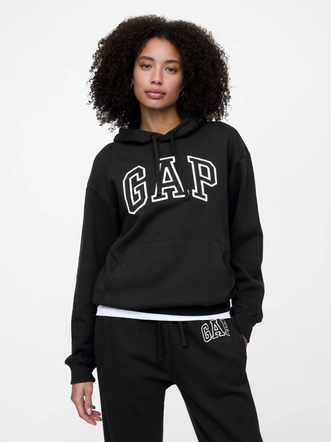 Худі жіноче GAP 463506-01 M Чорне (1200112707470) - зображення 1