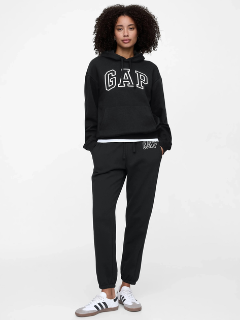 Bluza damska z kapturem kangurka GAP 463506-01 XL Czarna (1200112707494) - obraz 3