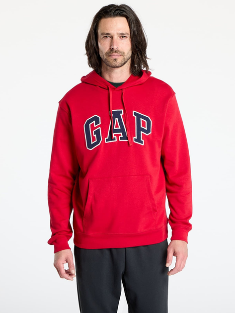 Bluza męska z kapturem kangurka GAP 868460-07 XL Czerwona - obraz 1