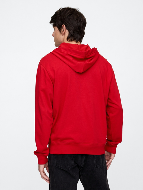 Толстовка на блискавці чоловіча GAP 868454-08 XL Червона (1200138438754) - зображення 2