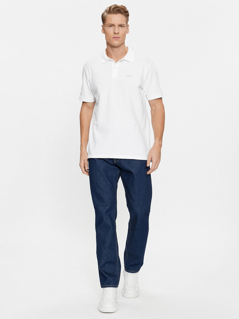 Поло довге чоловіче GAP 586306-05 2XL Біле (1200119881210) - зображення 3