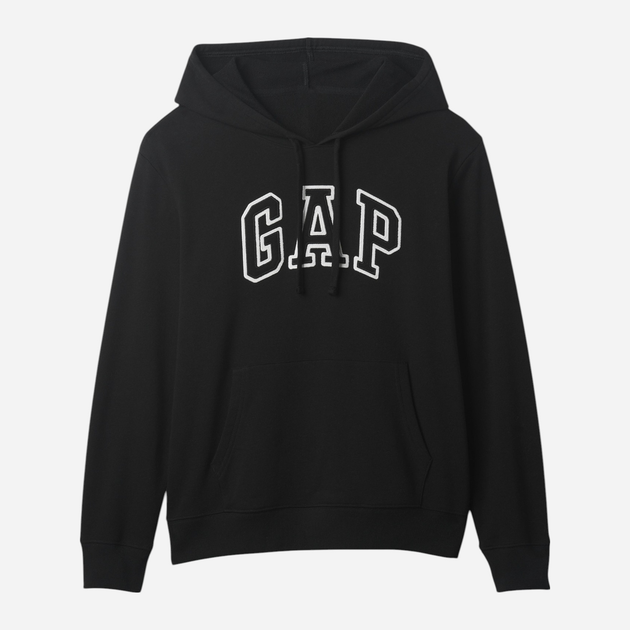Bluza damska z kapturem kangurka GAP 870537-02 XS Czarna - obraz 3