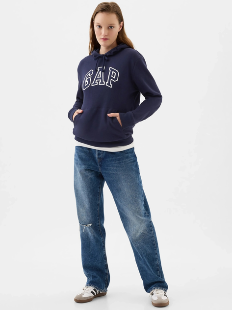 Худі жіноче GAP 870537-05 S Темно-синє (1200132812758) - зображення 3