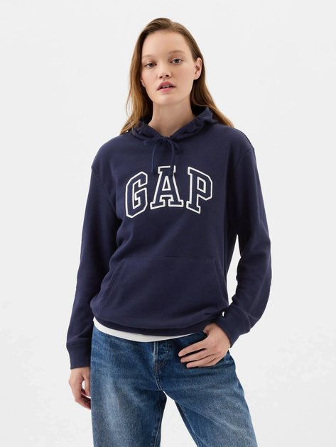 Bluza damska z kapturem kangurka GAP 870537-05 2XL Granatowa - obraz 1