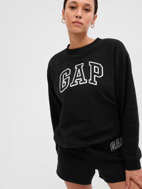 Bluza damska bez kaptura polarowa GAP 554936-10 XXS Czarna - obraz 1