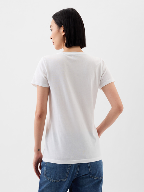 Футболка бавовняна жіноча GAP 729555-12 XL Біла (1200139319489) - зображення 2