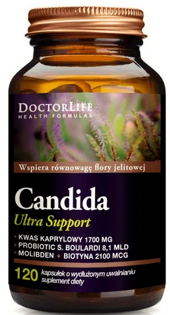 Suplement diety Doctor Life Candida Ultra Support 120 kapsułek (5903317644316) - obraz 1