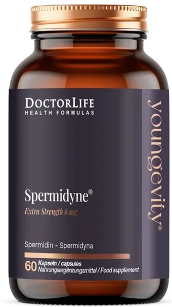 Suplement diety Doctor Life Extra strength spermidyna 6 mg 60 kapsułek (5905692385624) - obraz 1
