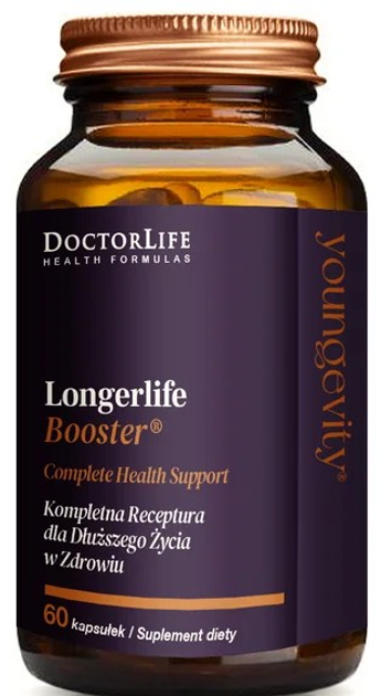 Suplement diety Doctor Life LongerLife Booster 60 kapsusłek (5903317644934) - obraz 1