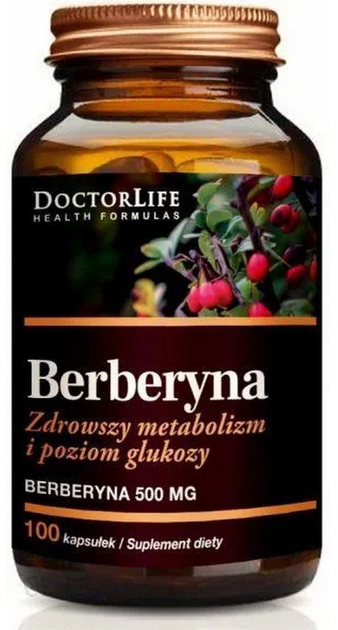 Suplement diety Doctor Life Berberyna 500 mg 100 kapsusłek (5906874819340) - obraz 1