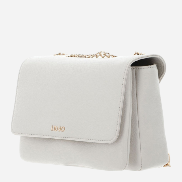 Torebka crossbody damska mała z łańcuszkiem Liu Jo AA5210E0058 X0459 Biała (800070348852) - obraz 3