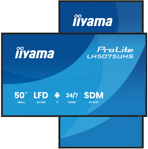 Monitor 50" iiyama ProLite LH5075UHS-B2AG - obraz 5