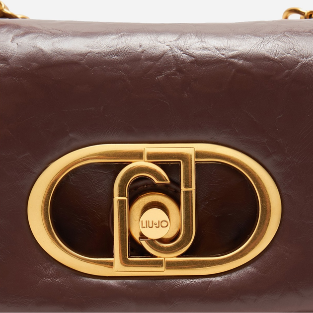 Torebka crossbody damska mała z łańcuszkiem Liu Jo AA5269E0886 00533 Brązowa (800070348862) - obraz 5