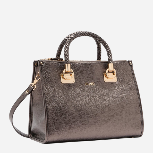 Torebka shopper Liu Jo AF5008E0027 04877 Brązowa (800070345520) - obraz 3