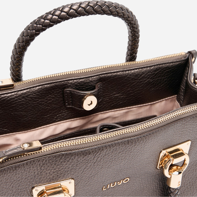 Torebka shopper Liu Jo AF5008E0027 04877 Brązowa (800070345520) - obraz 6