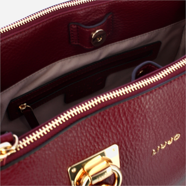 Torebka shopper Liu Jo AF5008E0027 91726 Czerwona (800070345522) - obraz 5